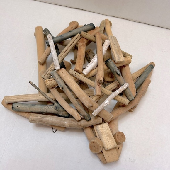 Turtle hand made rustic drift wood sticks turtle. - Picture 2 of 6